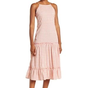 Nanette Lepore straped midi sundress size 10